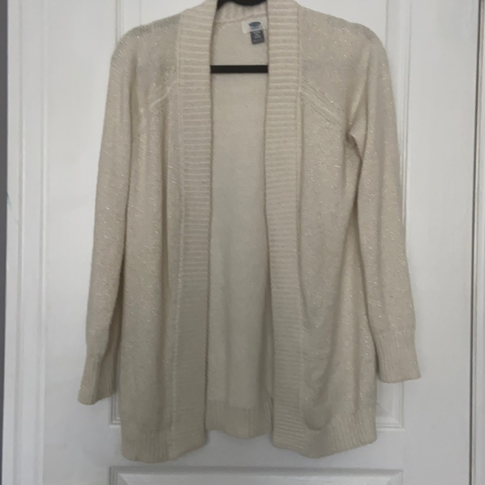 🧵3/$25 - like new old navy girls open cardigan